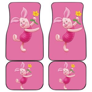 Piglet Cute in Pink theme Cartoon Car Floor Mats 191029