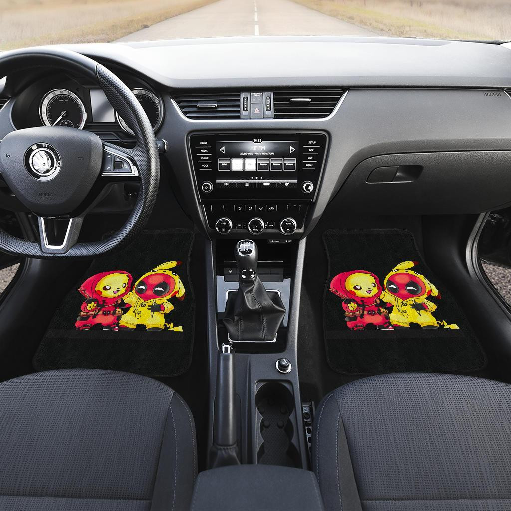 Pikachu-Deadpool-Funny-Custom-in-Black-theme-Car-Floor-Mats-191029-1