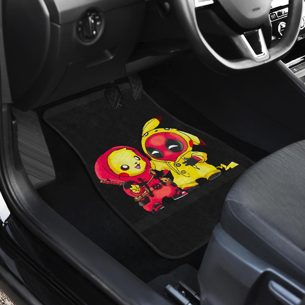 Pikachu-Deadpool-Funny-Custom-in-Black-theme-Car-Floor-Mats-191029-2