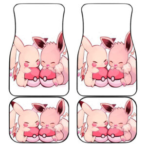 Pikachu Evee Pokemon Car Floor Mats 191029