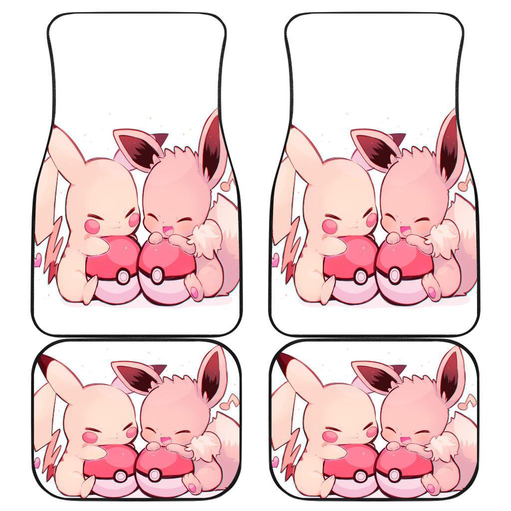 Pikachu Evee Pokemon Car Floor Mats 191029 Pikachu Evee Pokemon Car Floor Mats 191029