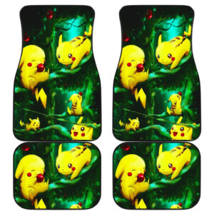 Pikachu Family Pokemon Car Floor Mats 191029