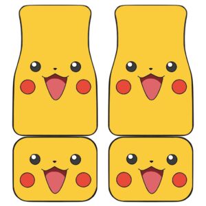Pikachu Front And Back Car Mats