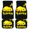 Pikachu Sleepy Car Floor Mats Pokemon Anime Fan Gift H200221