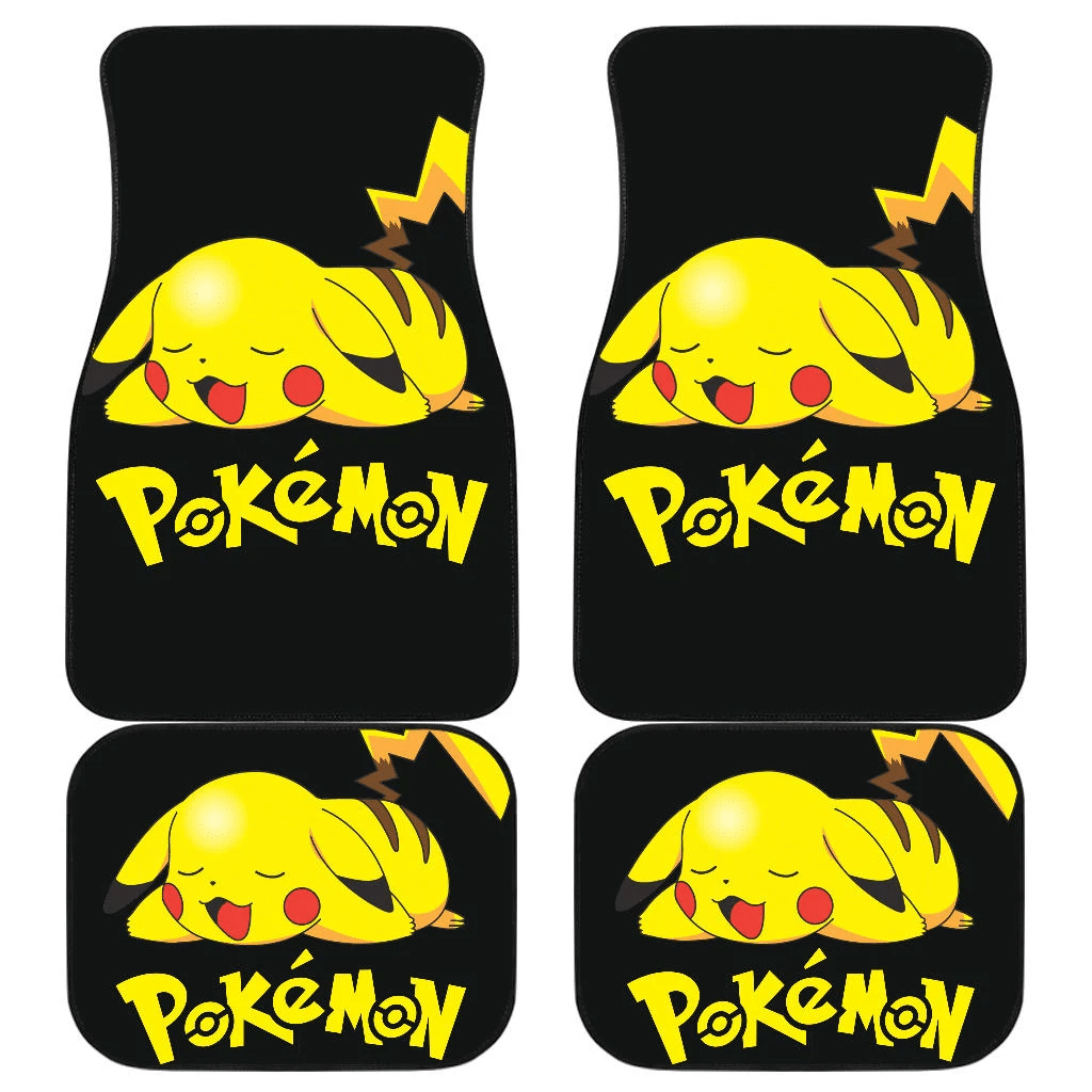 Pikachu Sleepy Car Floor Mats Pokemon Anime Fan Gift H200221 Pikachu Sleepy Car Floor Mats Pokemon Anime Fan Gift H200221