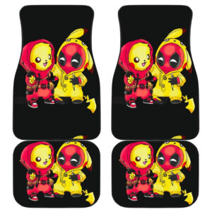 Pikachu X Deadpool Cute Custom Car Floor Mats 191030