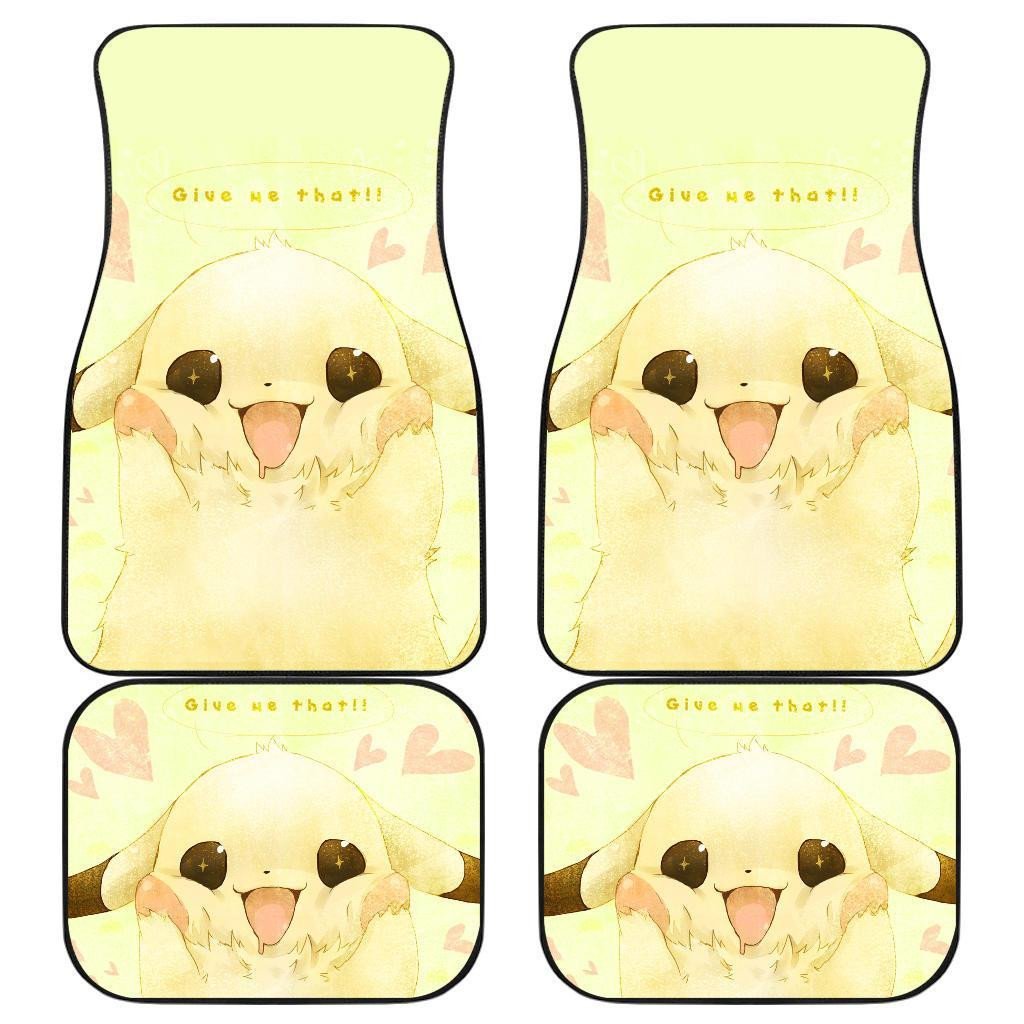 Pikachu Yummy Adorable Pokemon Car Floor Mats 191030 Pikachu Yummy Adorable Pokemon Car Floor Mats 191030