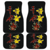 Pikapool Funny Custom in Black theme Car Floor Mats 191030