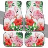 Pink Flamingo Car Floor Mats Custom Cool Car Interior Accessories