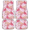 Pink Flamingo Car Floor Mats Custom Flower Car Accessories