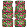 Pink Flamingo Car Floor Mats Custom Tropical Flamingo Car Accessories