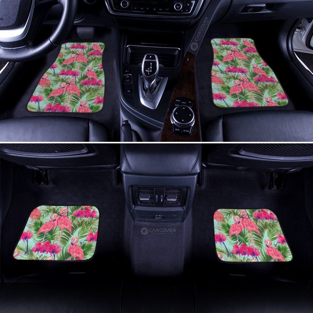 Pink-Flamingo-Car-Floor-Mats-Custom-Tropical-Leaf-Car-Accessories-1