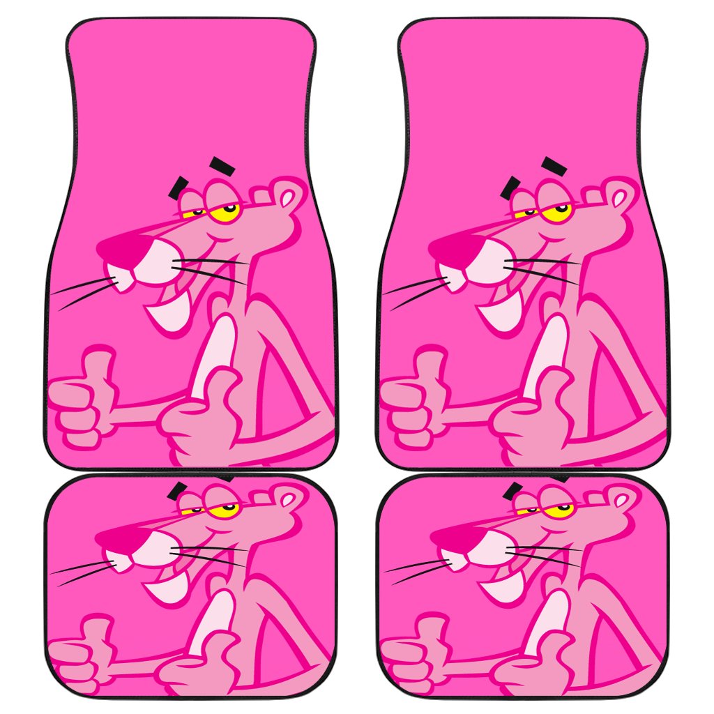 Pink Panther Front And Back Car Mats Pink Panther Front And Back Car Mats