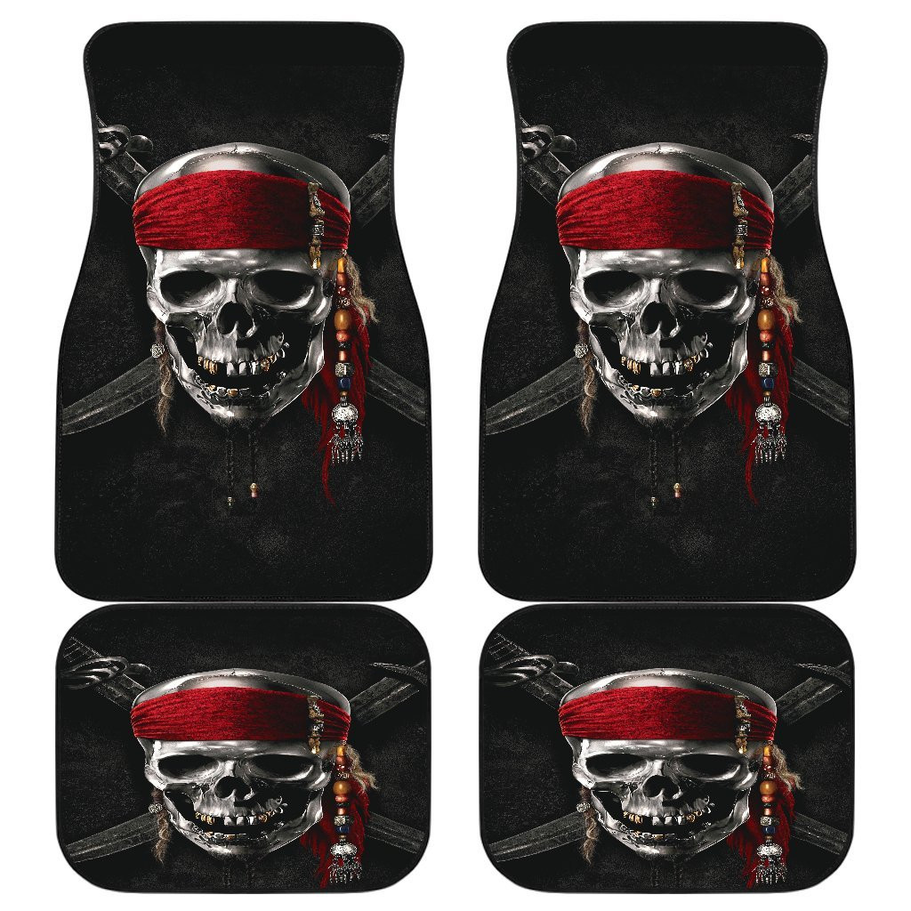 Pirates Of The Caribbean 3D Skull Logo Car Floor Mats 191030 Pirates Of The Caribbean 3D Skull Logo Car Floor Mats 191030
