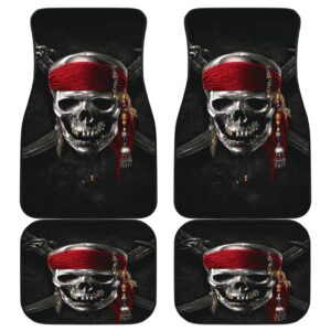 Pirates Of The Caribbean Front And Back Car Mats