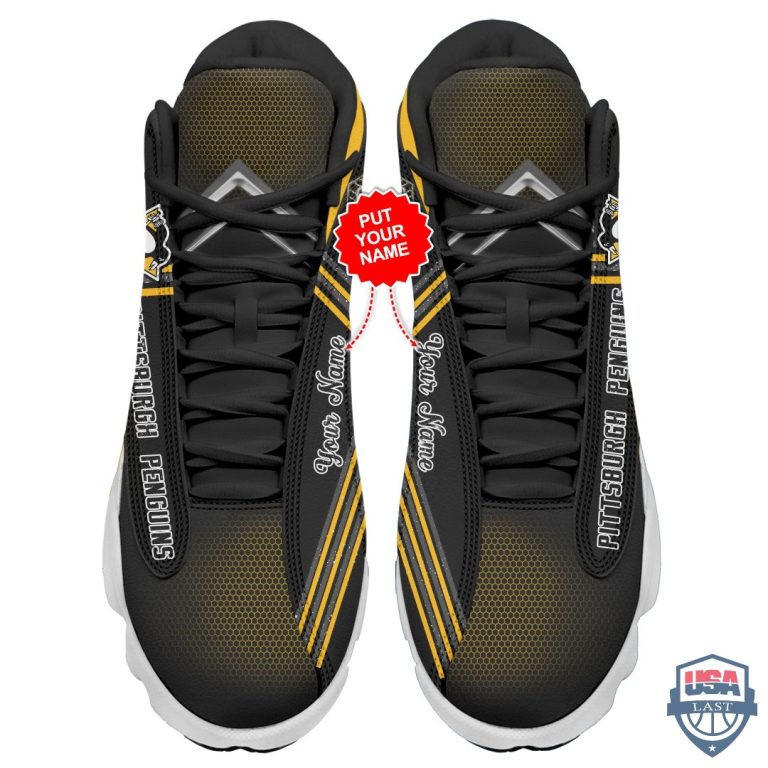 Pittsburgh-Penguins-Air-Jordan-13-Custom-Name-Personalized-Shoes-1