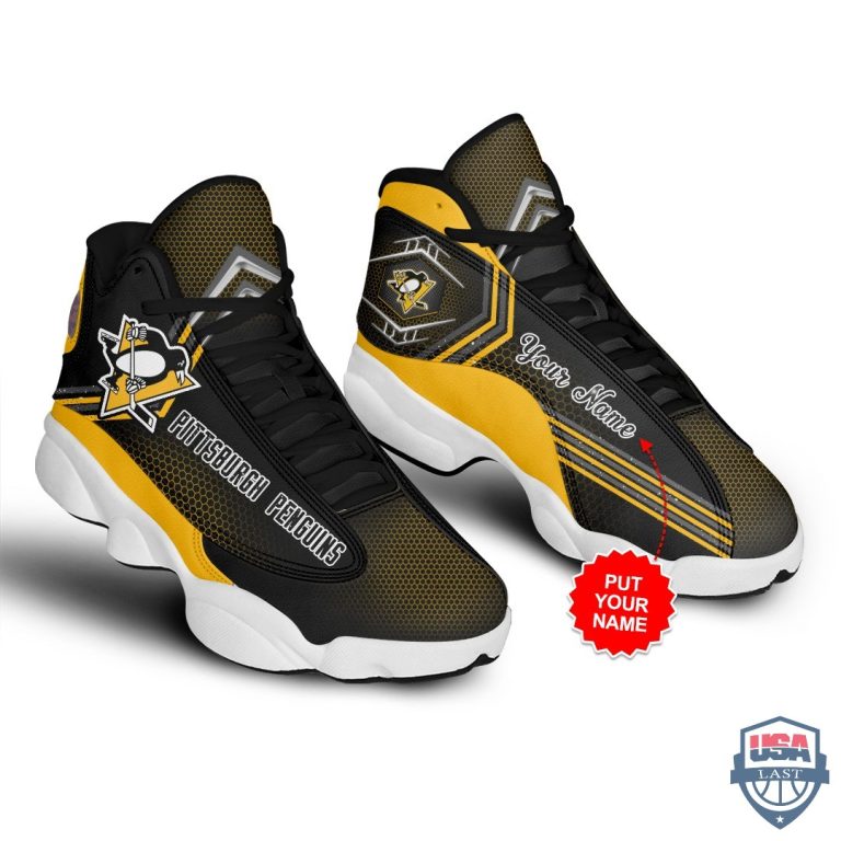 Pittsburgh-Penguins-Air-Jordan-13-Custom-Name-Personalized-Shoes-2