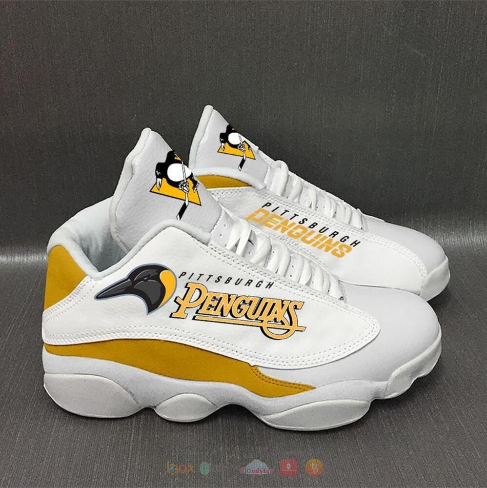 Pittsburgh Penguins Nhl White Air Jordan 13 Shoes Pittsburgh Penguins Nhl White Air Jordan 13 Shoes