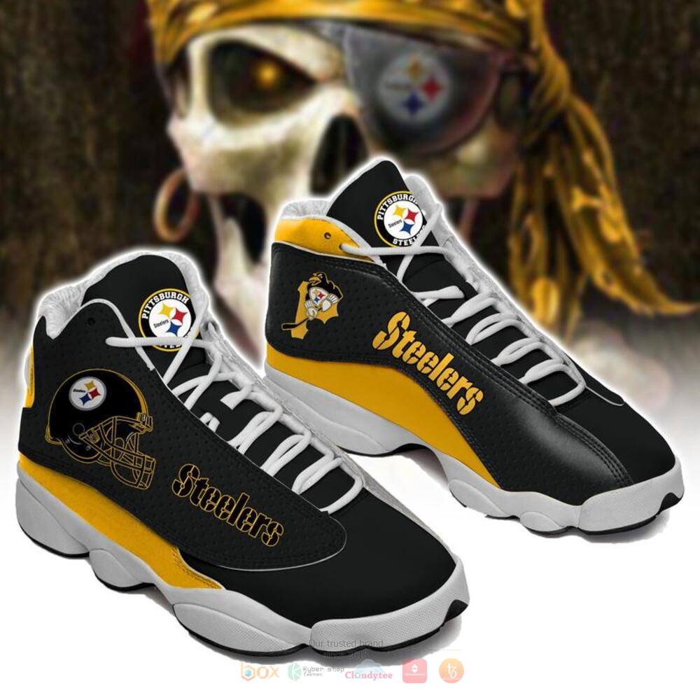 Pittsburgh Steelers Black Yellow Nfl Air Jordan 13 Shoes Pittsburgh Steelers Black Yellow Nfl Air Jordan 13 Shoes