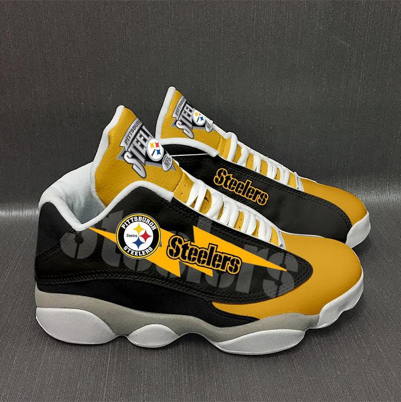 Pittsburgh Steelers Nfl Ver 4 Air Jordan 13 Sneaker Pittsburgh Steelers Nfl Ver 4 Air Jordan 13 Sneaker