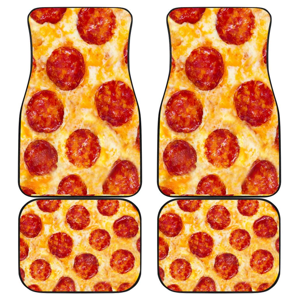 Pizza Front And Back Car Mats Pizza Front And Back Car Mats