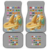 Pokemon Anime Car Floor Mats Dragonite Render With Colorful Pokeballs Car Mats