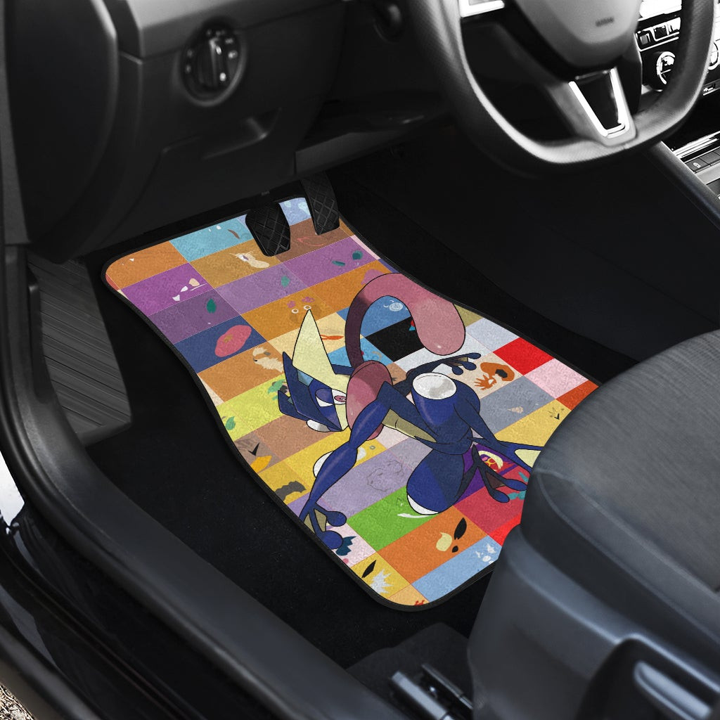 Pokemon-Anime-Car-Floor-Mats-Greninja-Frog-On-Colorful-Minimal-Pokemon-Background-Car-Mats-2