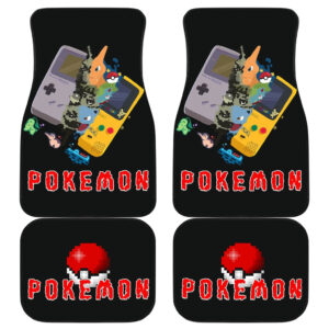 Pokemon Anime Car Floor Mats Pokemon Appear From The Broken Video Game Controller Car Mats