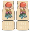 Pokemon Anime Car Floor Mats Venusaur With Landscape In Poke Ball Car Mats