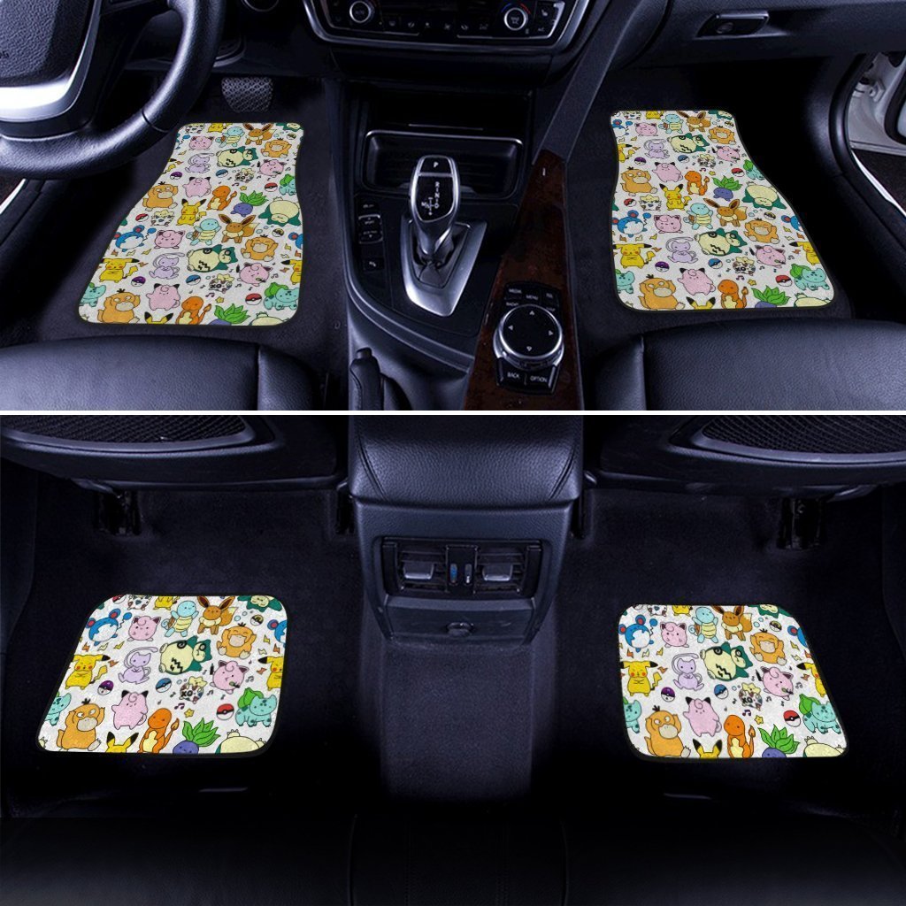 Pokemon Car Floor Mats Custom Pattern Car Accessories Pokemon Car Floor Mats Custom Pattern Car Accessories