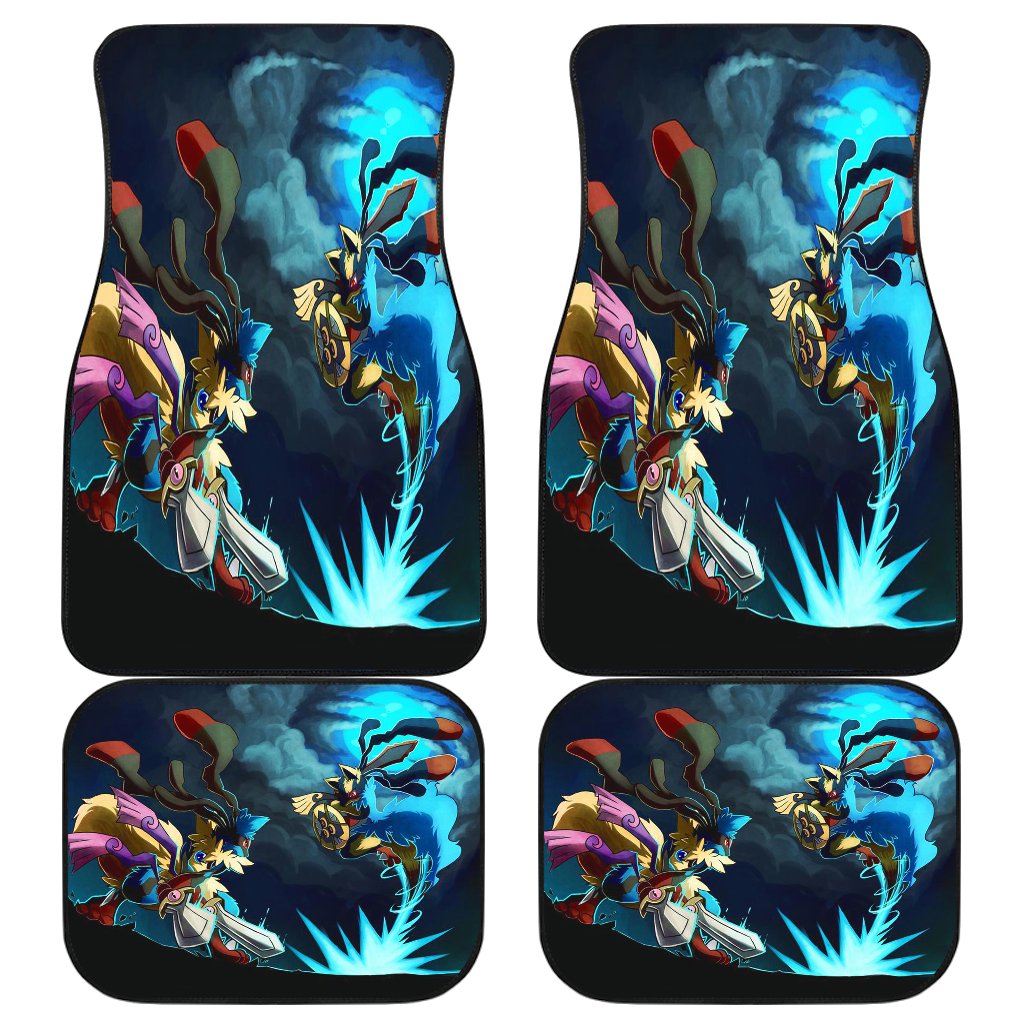 Pokemon Fight Front And Back Car Mats Pokemon Fight Front And Back Car Mats