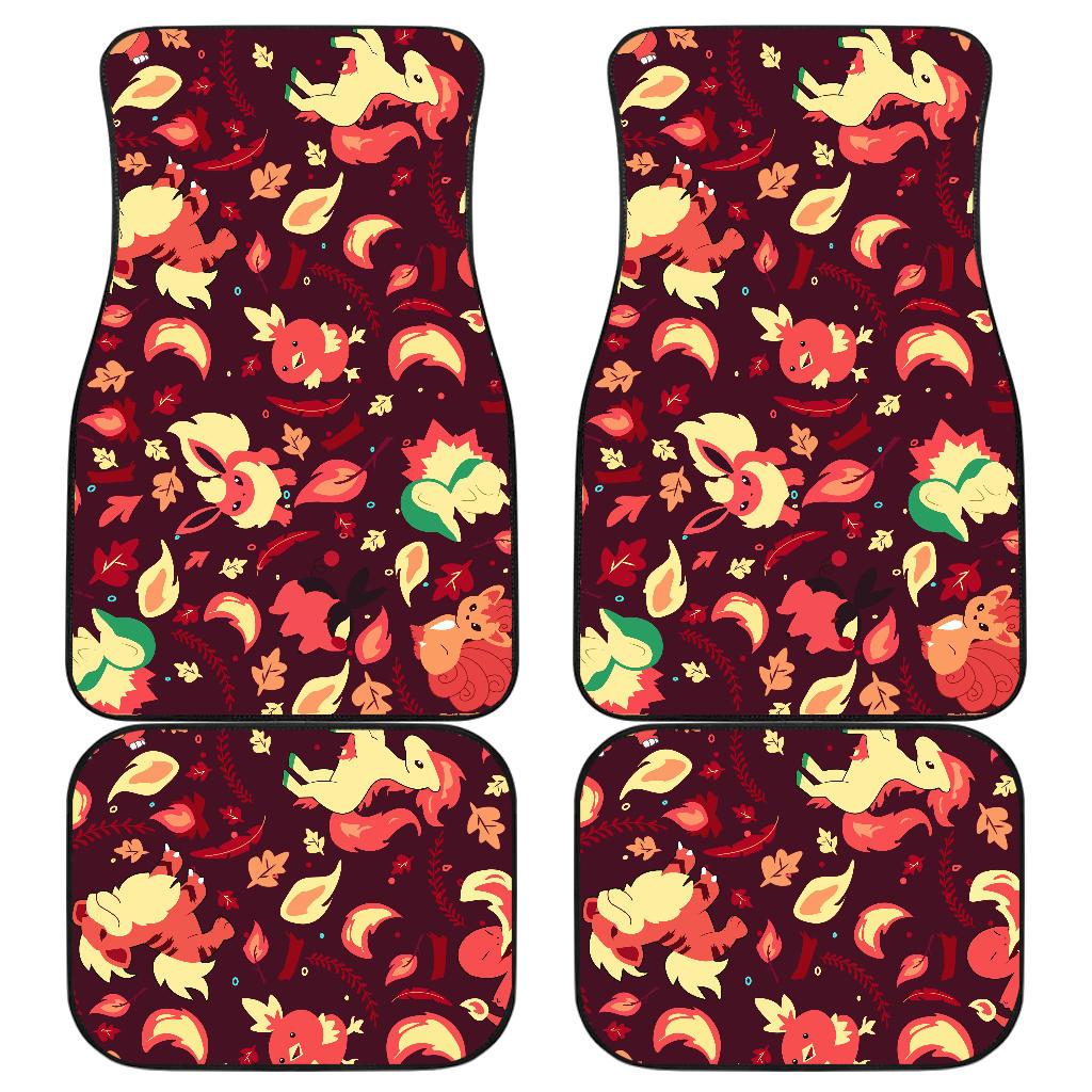 Pokemon Fire Front And Back Car Mats Pokemon Fire Front And Back Car Mats