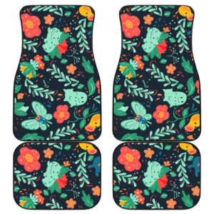 Pokemon Grass Cute Symbols Car Floor Mats 191030