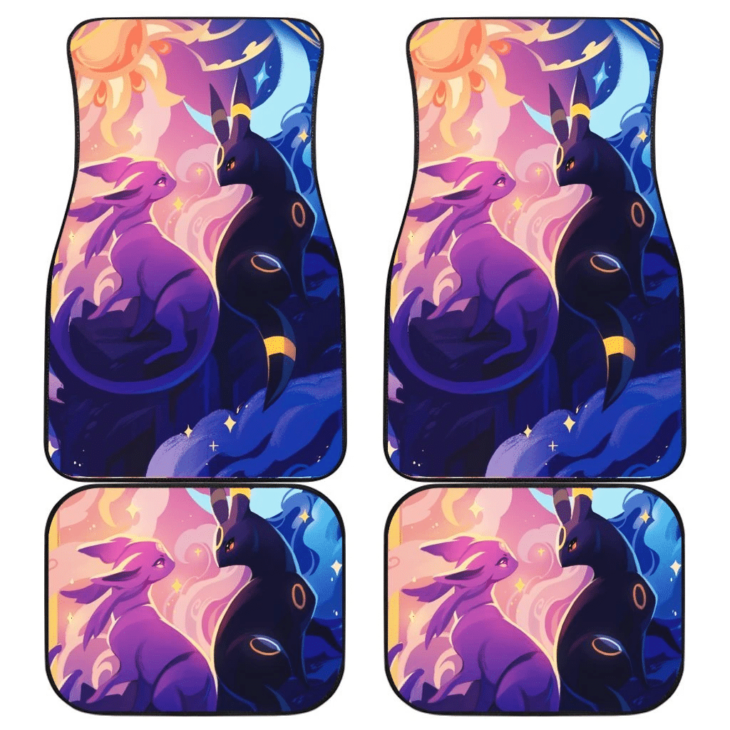 Pokemon Legend Couple Car Floor Mats 191030 Pokemon Legend Couple Car Floor Mats 191030