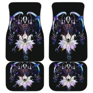 Pokemon Moon And Sun in Black theme Car Floor Mats 191030
