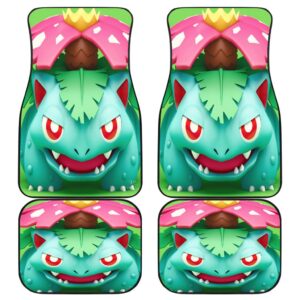Pokemon Venusaur Front And Back Car Mats