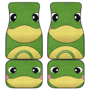 Politoed Pokemon Fat Face Car Floor Mats 191030