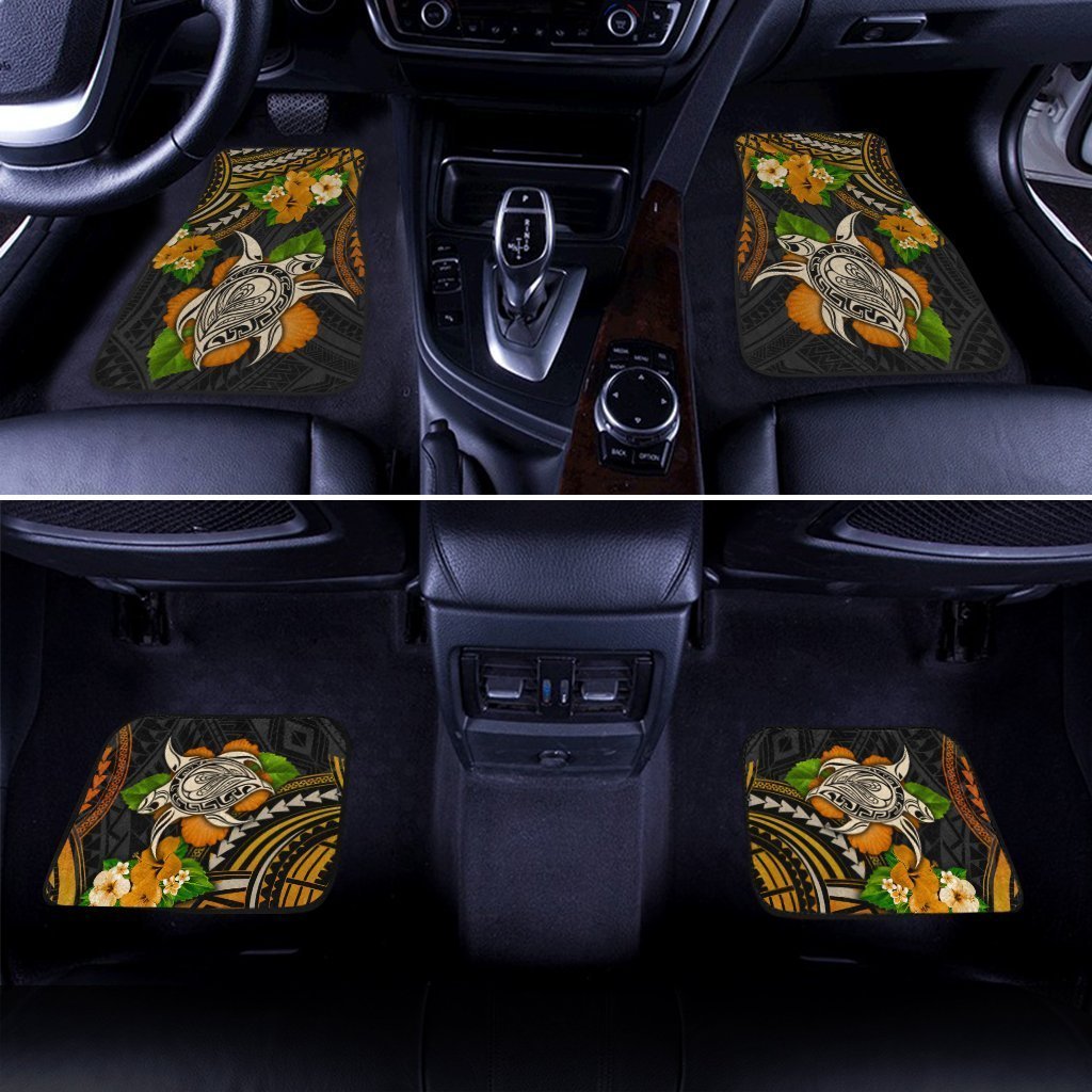 Polynesian-Turtle-Car-Floor-Mats-Custom-Hibiscus-Flower-Car-Accessories-1