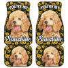 Poodles Dog You’re My Sunshine Sunflower Car Floor Mats H081320