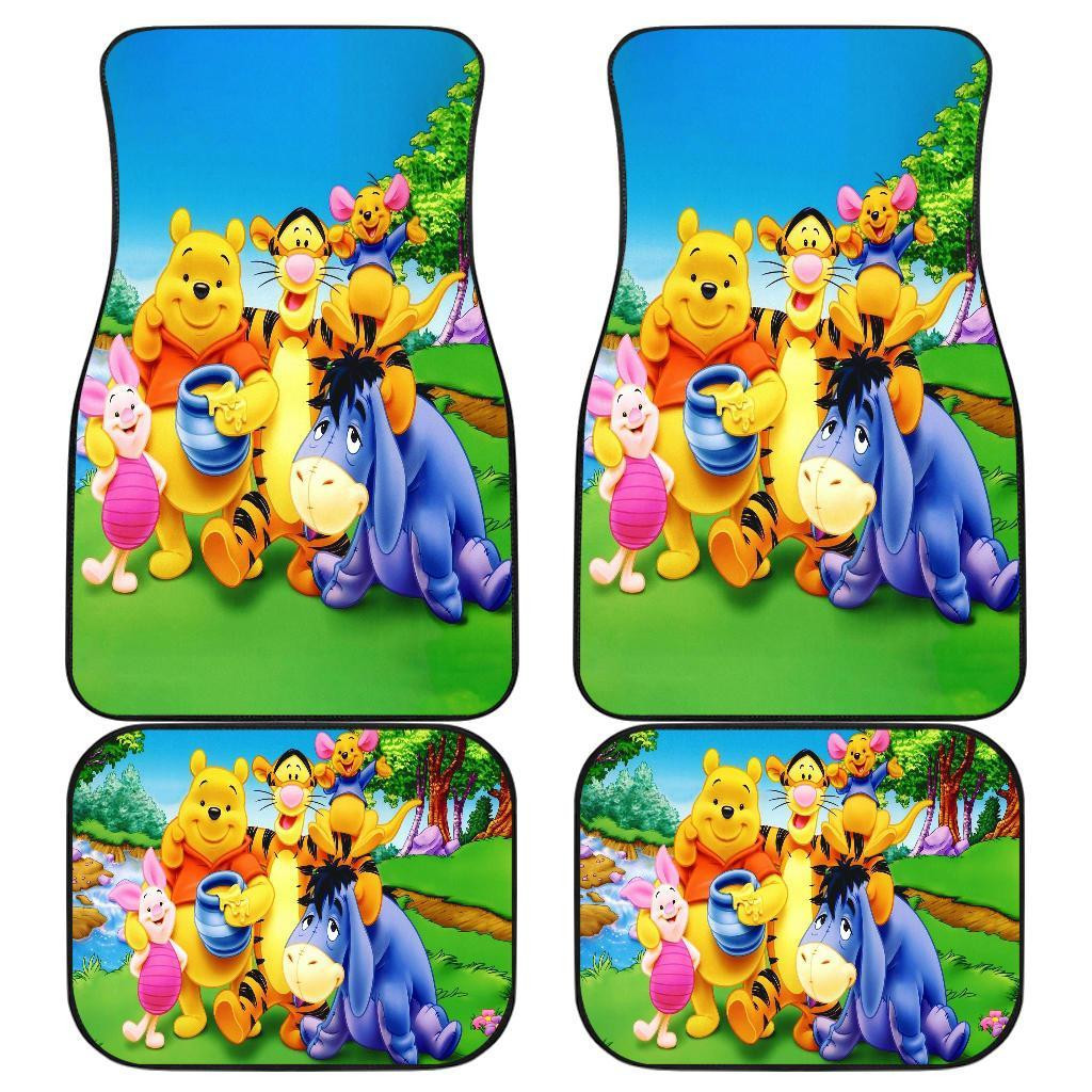 Pooh And Friends Family Cartoon Car Floor Mats 191030 Pooh And Friends Family Cartoon Car Floor Mats 191030