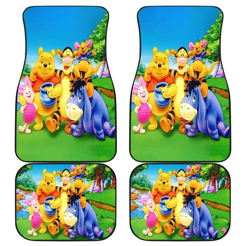 Pooh And Friends Family Cartoon Car Floor Mats Pooh And Friends Family Cartoon Car Floor Mats