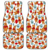 Pooh Custom Shades Symbols in White theme Car Floor Mats 191030