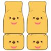 Pooh Face Front And Back Car Mats
