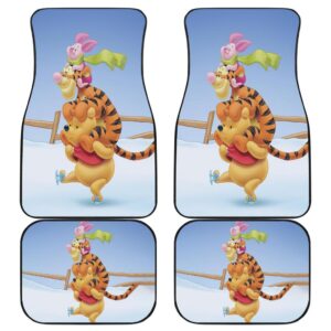 Pooh Friends Front And Back Car Mats