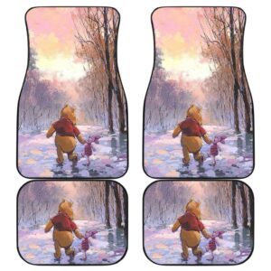 Pooh Front And Back Car Mats 3