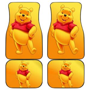 Pooh Front And Back Car Mats 4