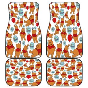 Pooh Front And Back Car Mats 6