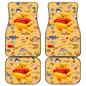 Pooh Front And Back Car Mats 9