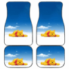 Pooh Laying in Ice Car Floor Mats 191030