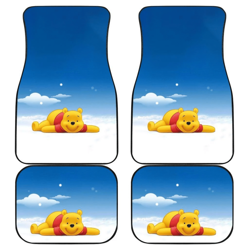 Pooh Laying in Ice Car Floor Mats 191030 Pooh Laying in Ice Car Floor Mats 191030